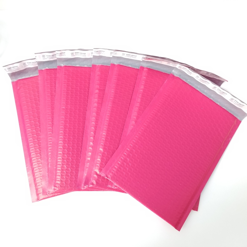 25 Pink Bubble Mailers 6 x‎ 9